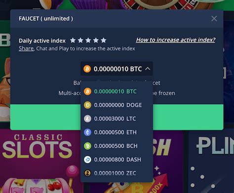 bitcoin faucet casino